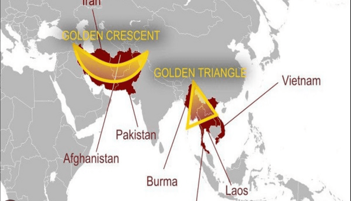 Golden Triangle and Golden Crescent- National Security at stake